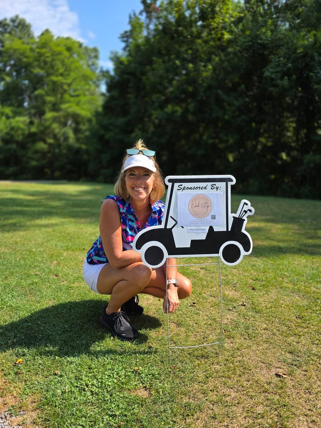 Customer photo review of 8-Track Women's Golf Polo