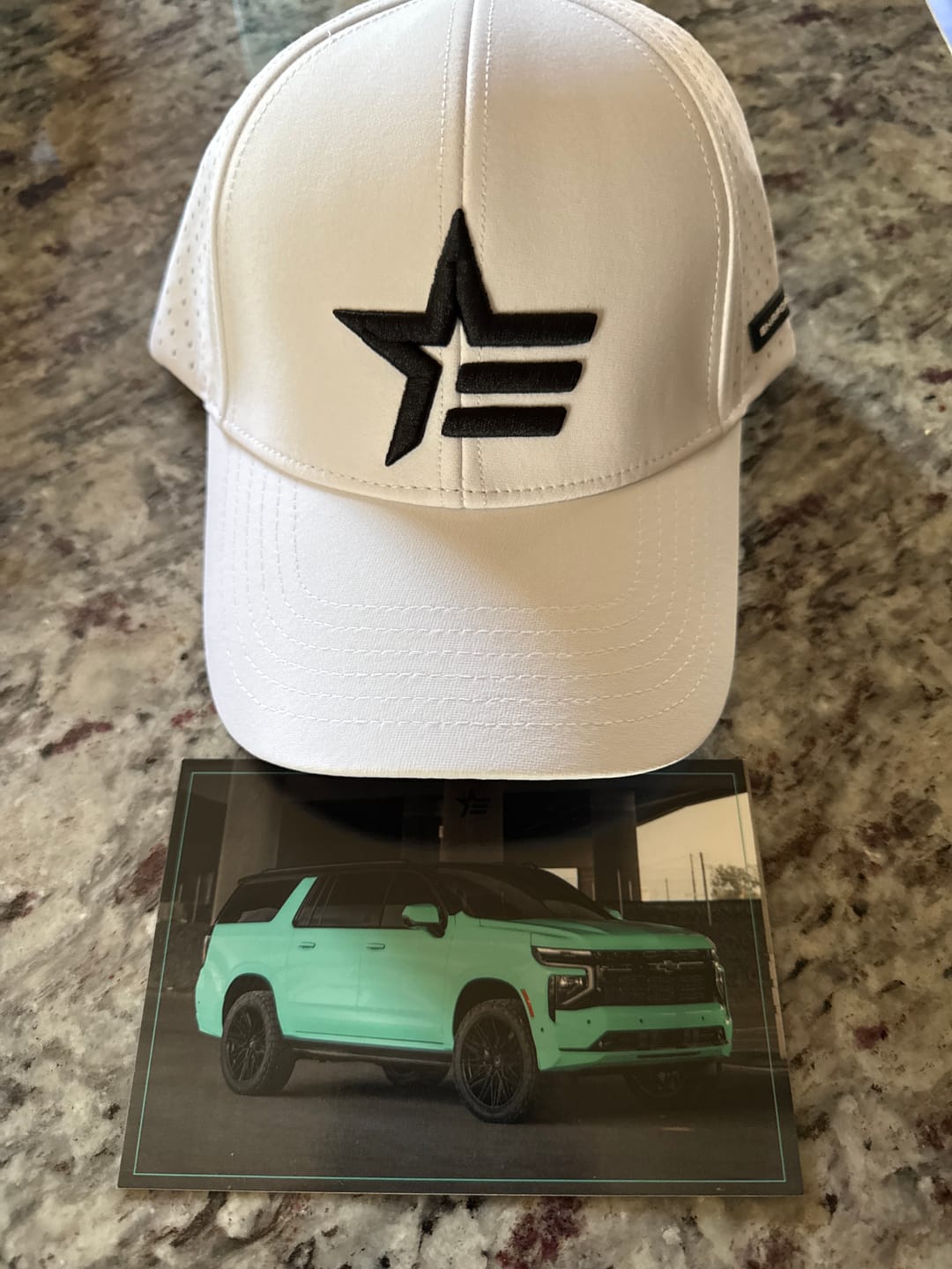 Customer photo review of Rogue Snapback - White/Black