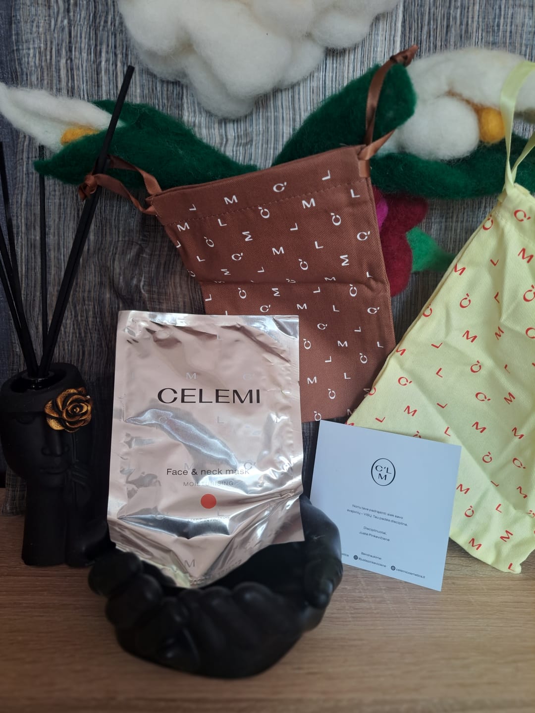 Customer photo review of Dovana 🎁 CLM Beauty bag (dizainas ir spalva gali varijuoti)