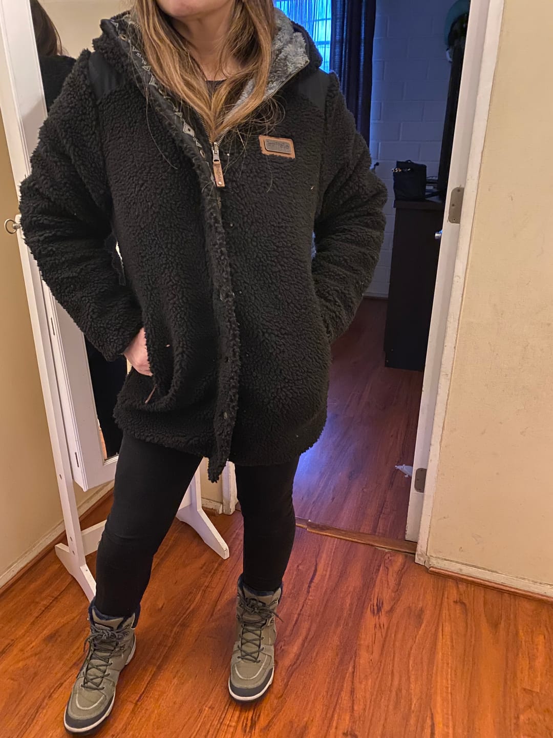 Customer photo review of Chaqueta Reversible Chipodos Mujer