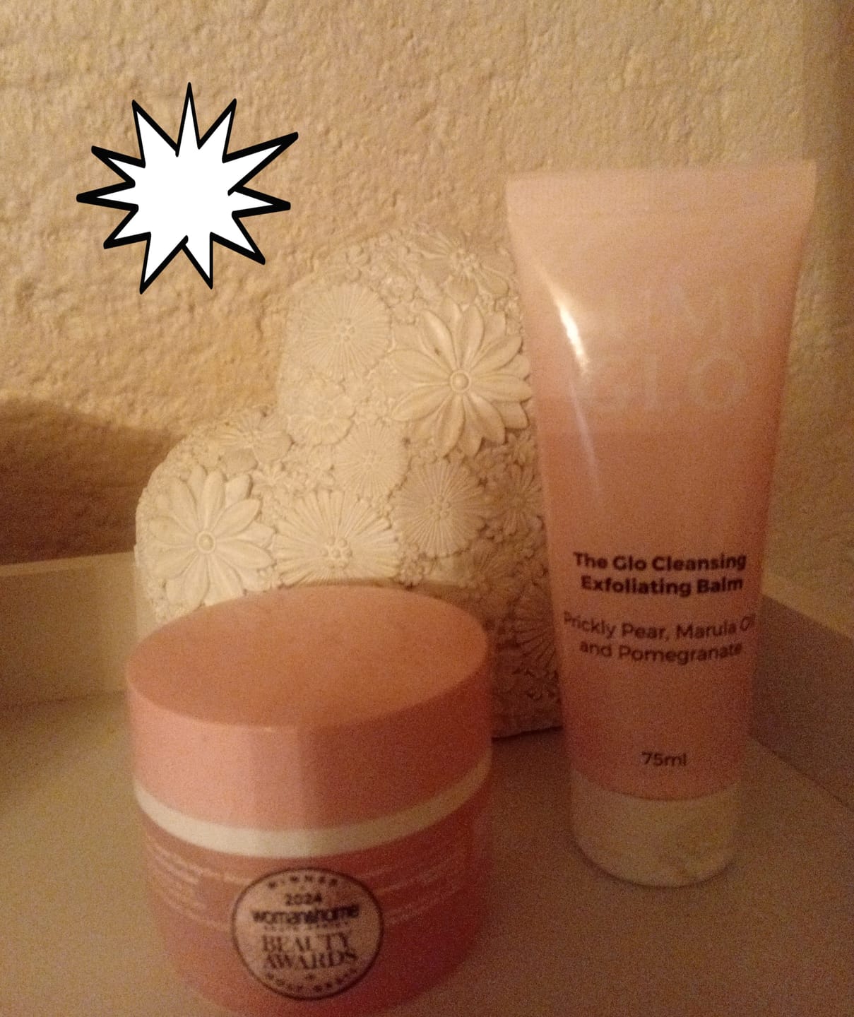 Customer photo review of The Glo Cleansing Exfoliating Balm