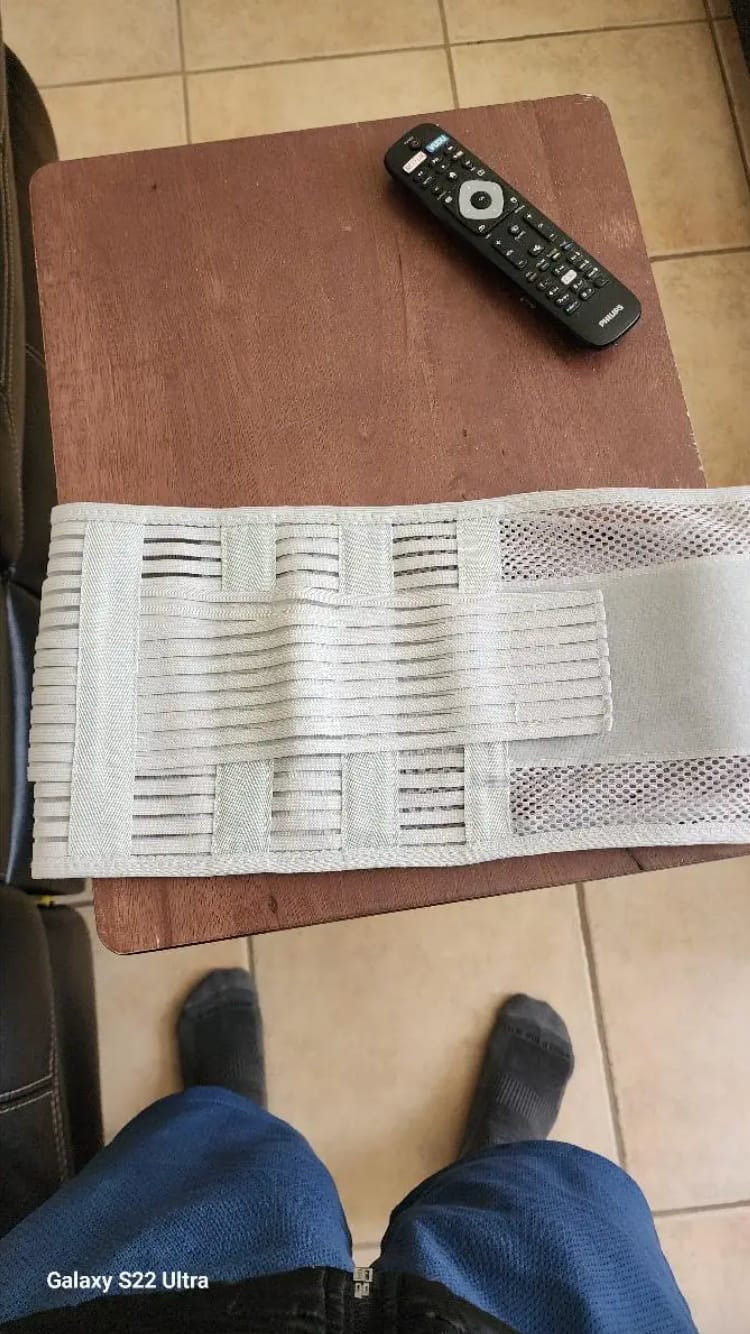 Customer photo review of Saludea Comfort Back Brace