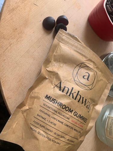 Customer photo review of Mushroom Gummies
