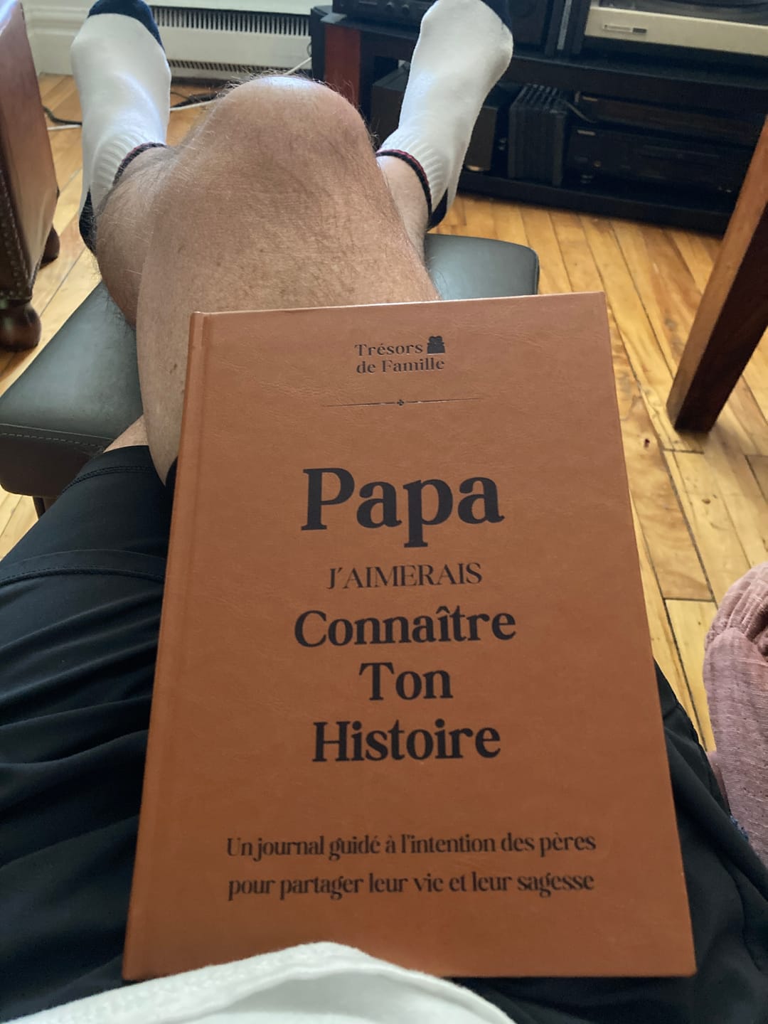 Customer photo review of Journal Guidé – Les Souvenirs de Papa