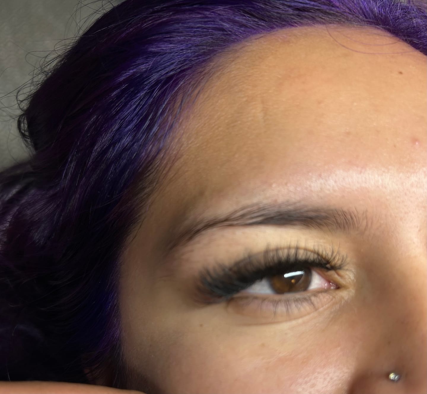 Customer photo review of Mixed W Lashes (36 rows)