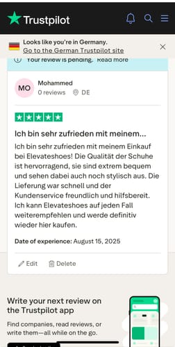 Customer photo review of ELEVATESHOES WHITE CASUAL