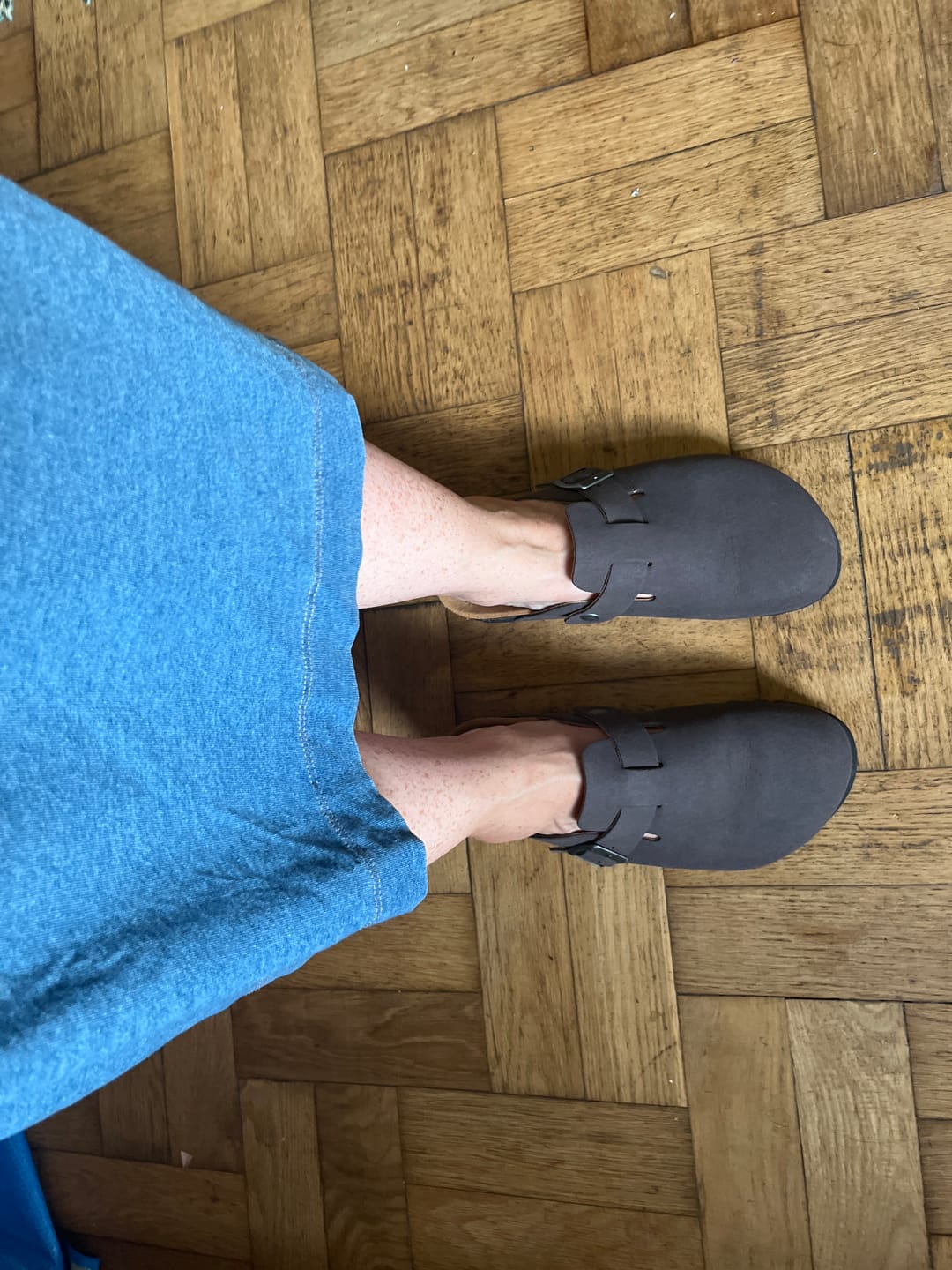 Customer photo review of Taro Comfort Soft Footbed Shoes