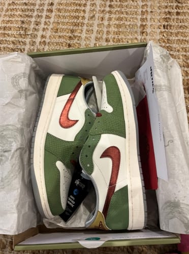 Customer photo review of Nike Air Jordan 1 Retro Low OG 'Year of the Dragon'