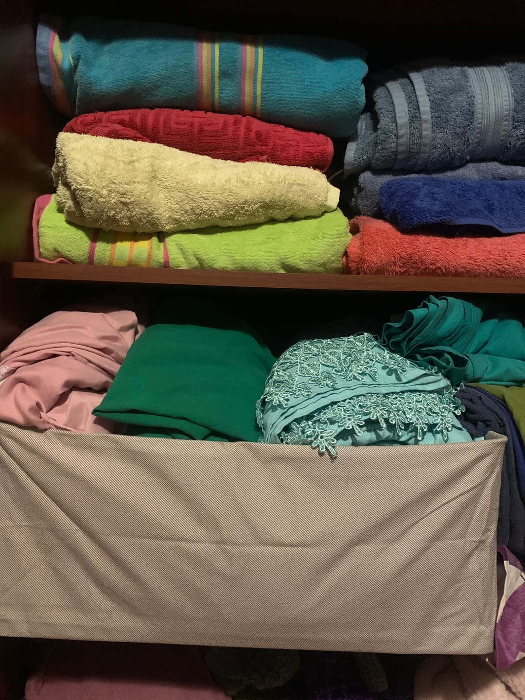 Customer photo review of Pack 3 Bolsas Organizador Ropa Caja Plegable Con Asa Almacenamiento