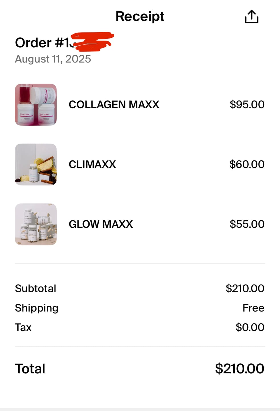 Customer photo review of CLIMAXX