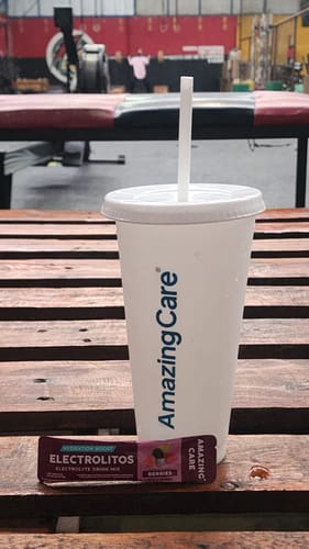 Customer photo review of Pack 4x Electrolitos Mix Sabores + Vaso Regalo