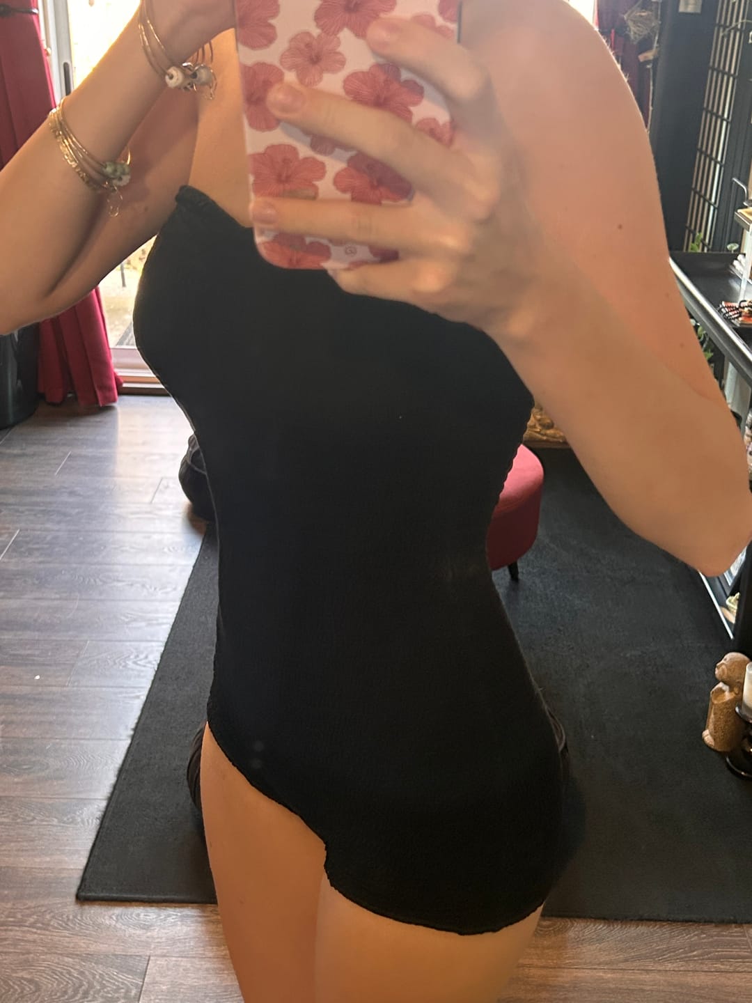 Customer photo review of Serena Romper - Black