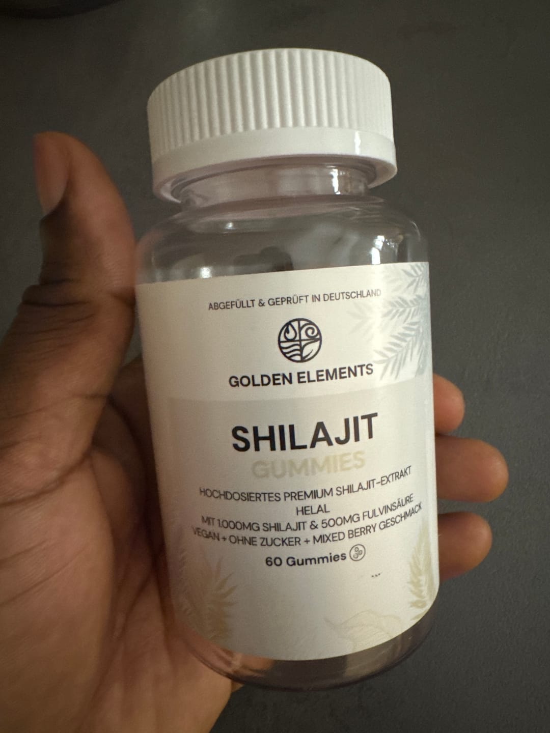 Customer photo review of Premium Shilajit Gummies mit Fulvinsäure & Huminsäure