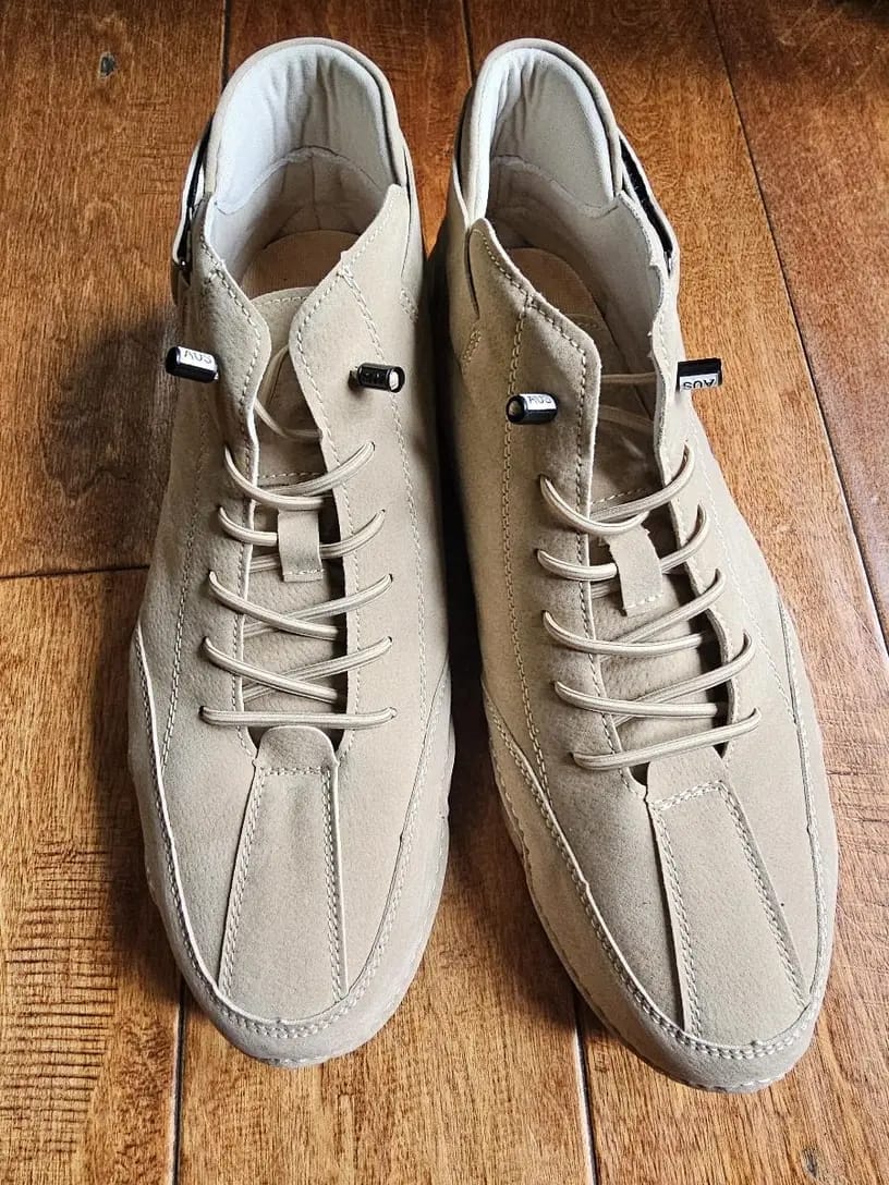 Customer photo review of Men Women Velcro Suede High Boots Beck Shoes (Unisex)