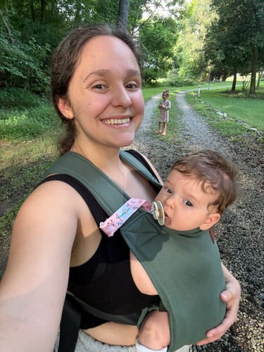 Customer photo review of Haven Baby Carrier