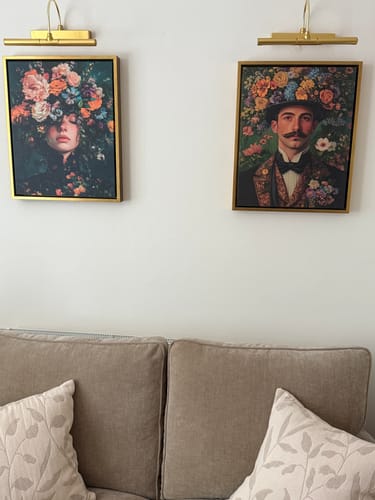 Customer photo review of Victorian Gentleman No3 Print