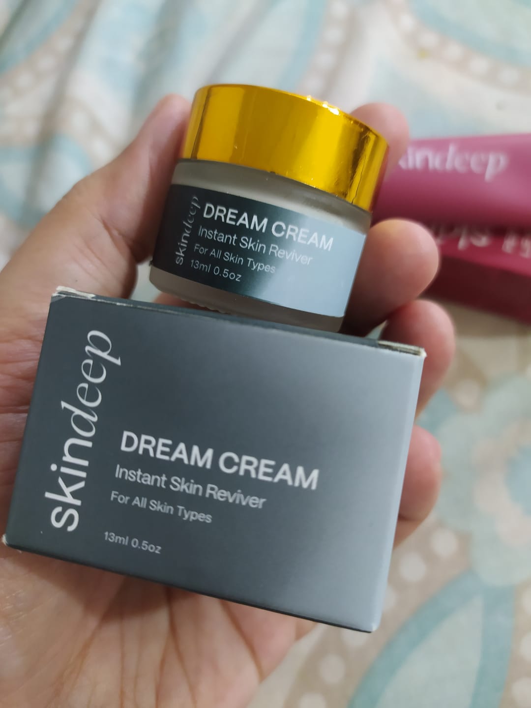 Customer photo review of DREAM CREAM - Instant Skin Reviver
