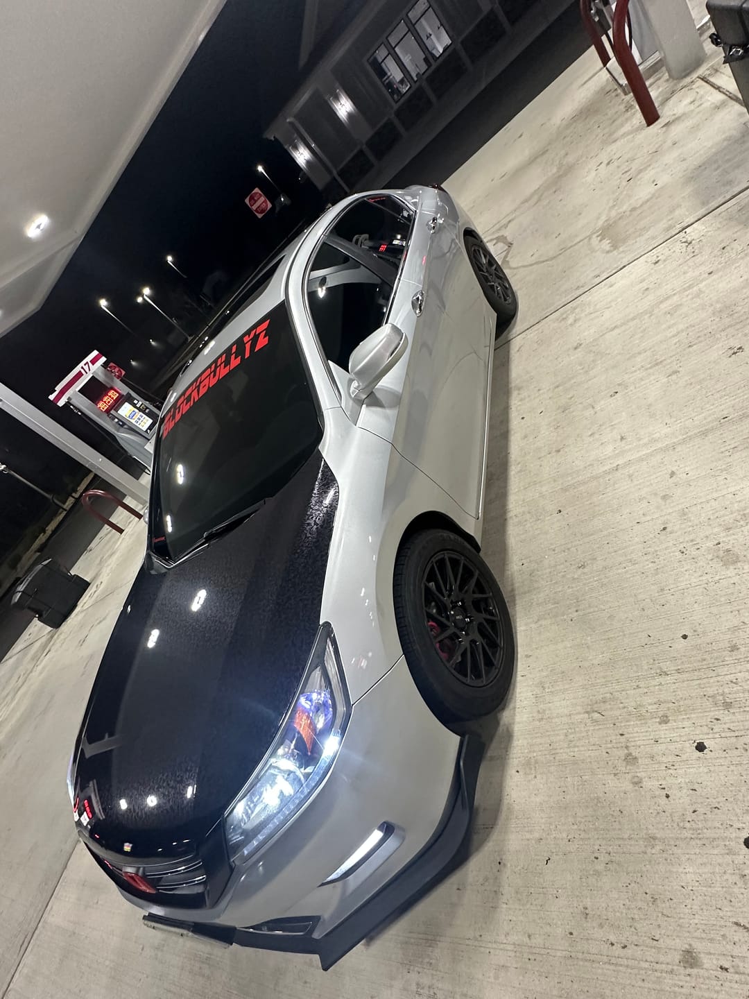 Customer photo review of Black Forged Carbon Fiber Vinyl Wrap