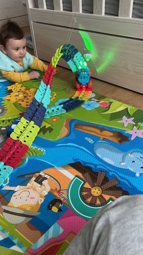 Customer photo review of Montessori Track™ - Ultra-Flexible Machine Track