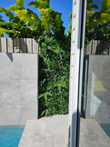 Customer photo review of Luxury Green Sensation Artificial Vertical Garden / Fake Green Wall 1m x 1m UV Resistant