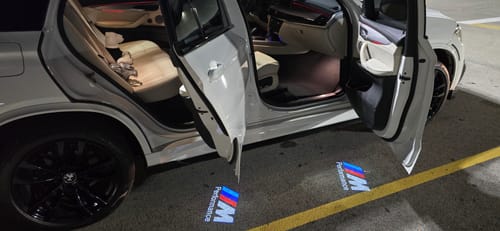Customer photo review of BMW G SERIES DOOR LIGHTS