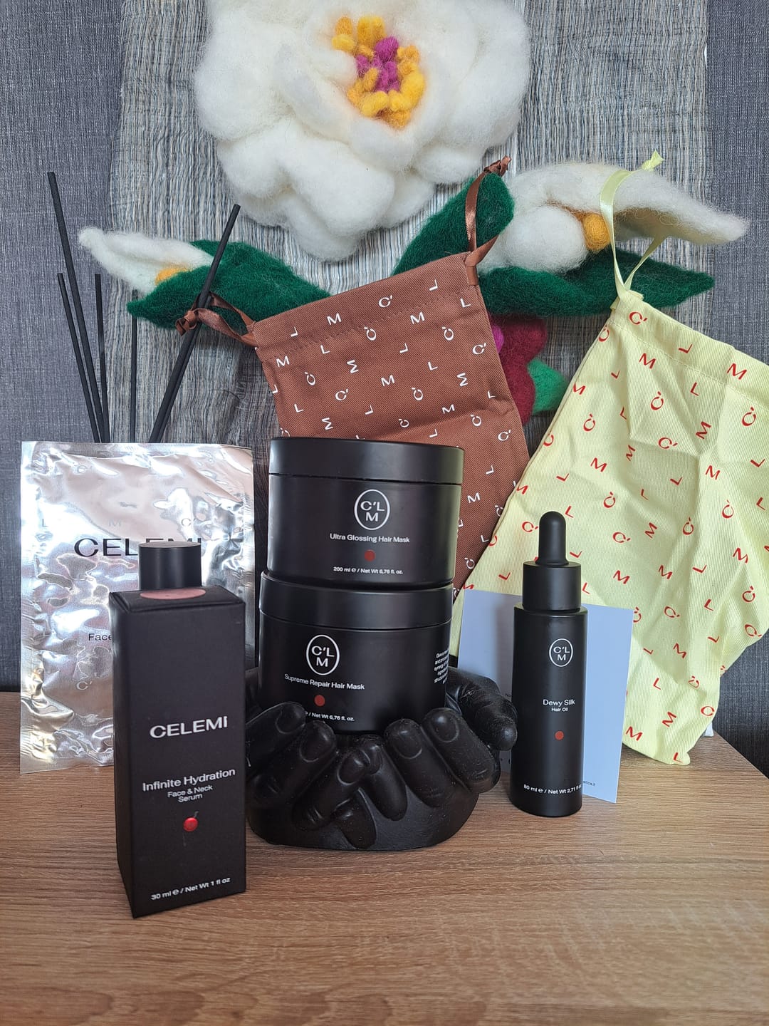Customer photo review of Maitinamoji žvilgesio suteikianti plaukų kaukė 200ml