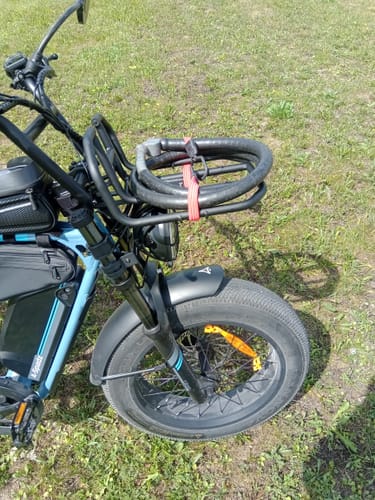 Customer photo review of Front Rack