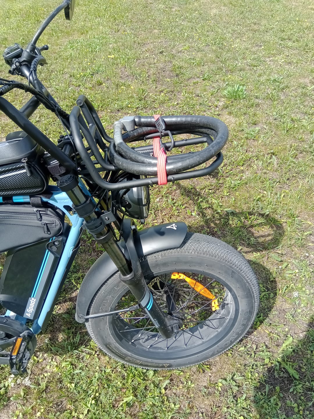 Customer photo review of Front Rack