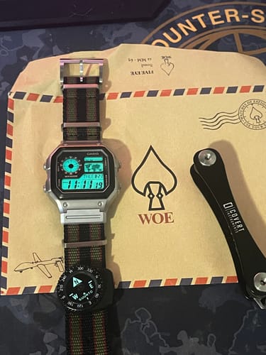 Customer photo review of 007 Bond Nylon Strap- Five Eye