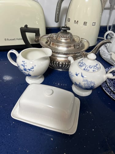 Customer photo review of Belleek Living Erne Butter Dish