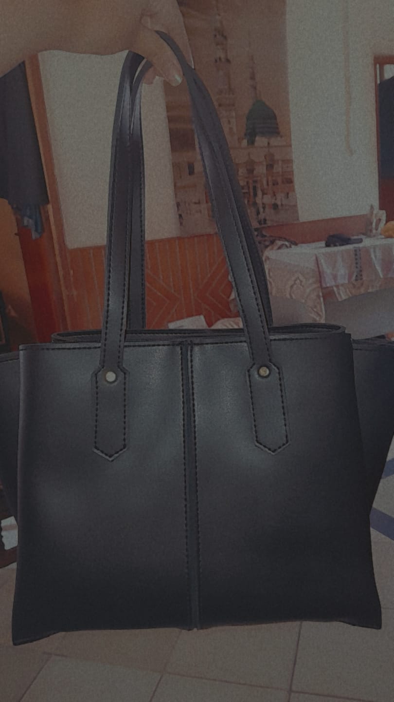 Customer photo review of Eugene Tote Black