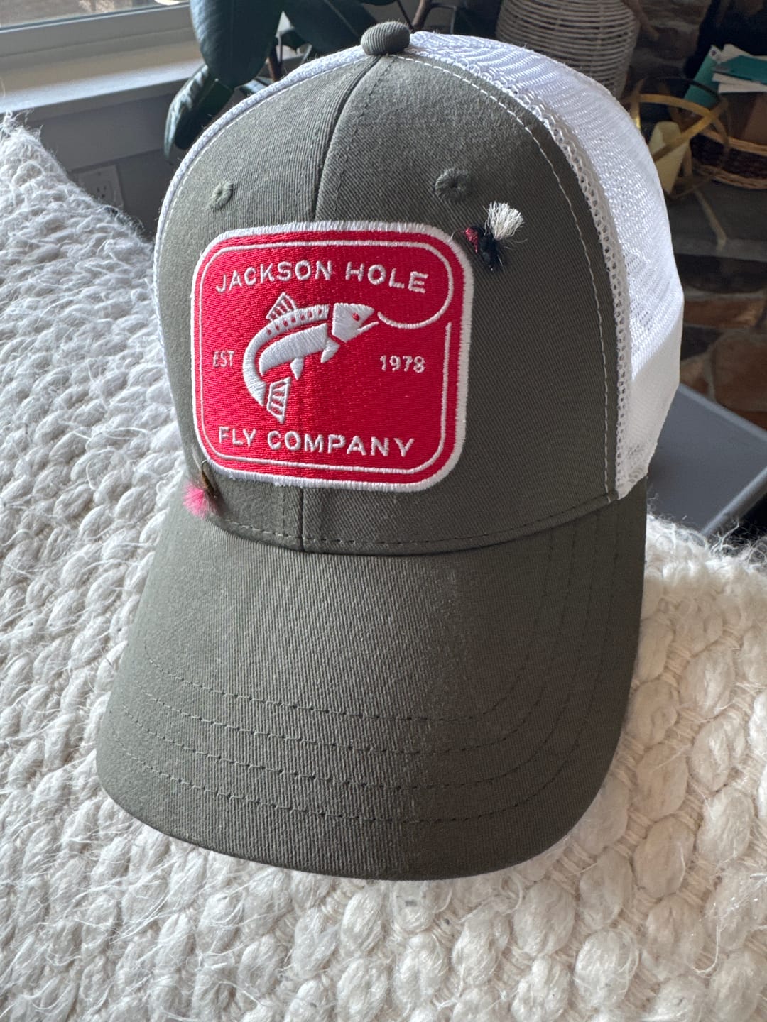 Customer photo review of JHFLYCO Low Crown Ball Cap - Rectangle Logo