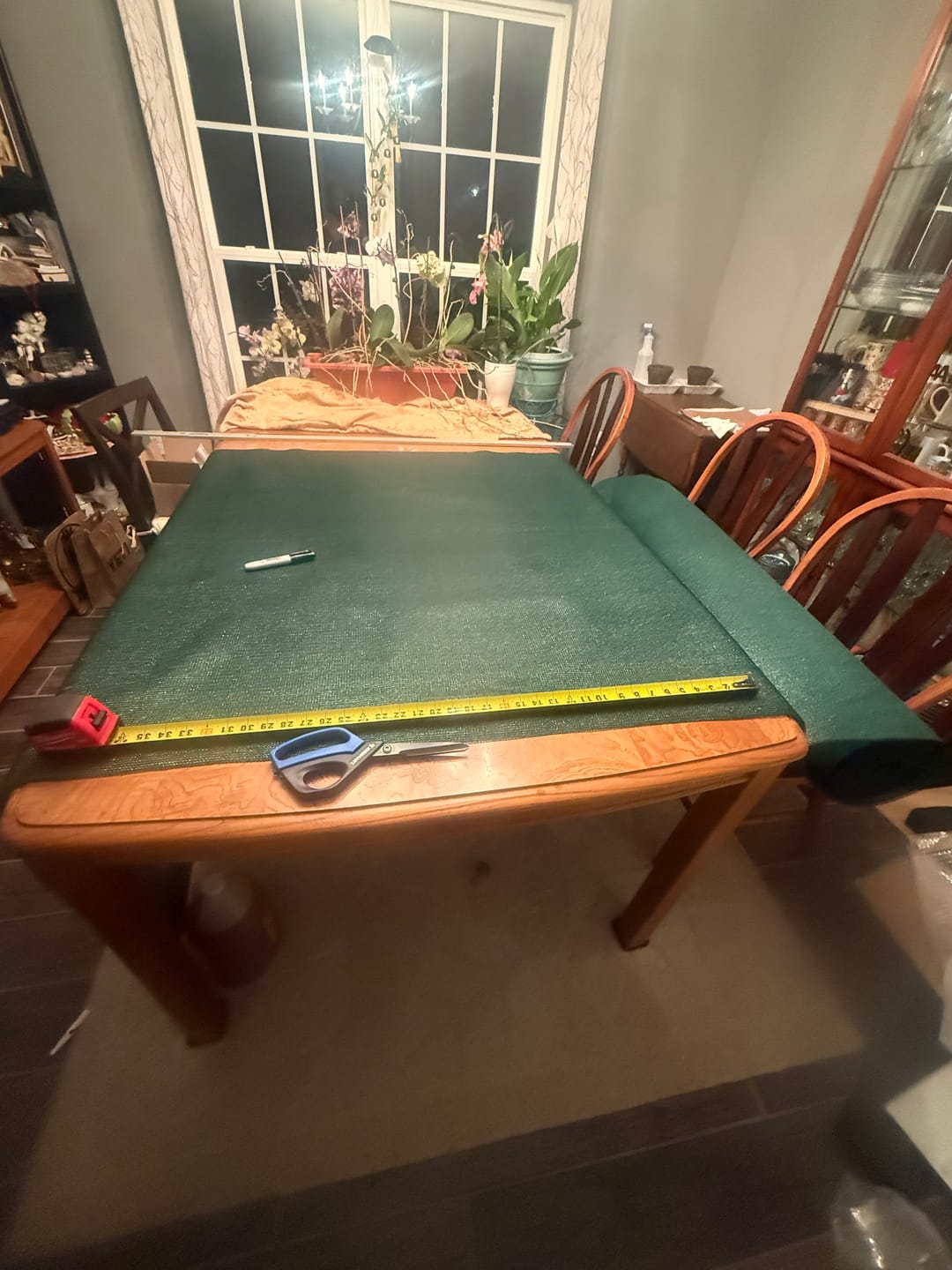 Customer photo review of Green Mesh Roll - 90% Shade