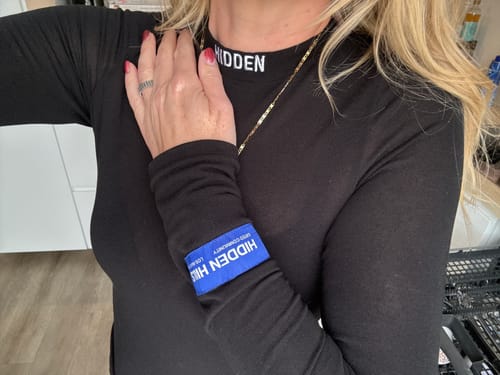 Customer photo review of BLUE LABEL SHEER BODYSUIT BLACK