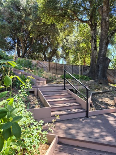 Customer photo review of Stair Top & Middle Rail Size Exchange Pack