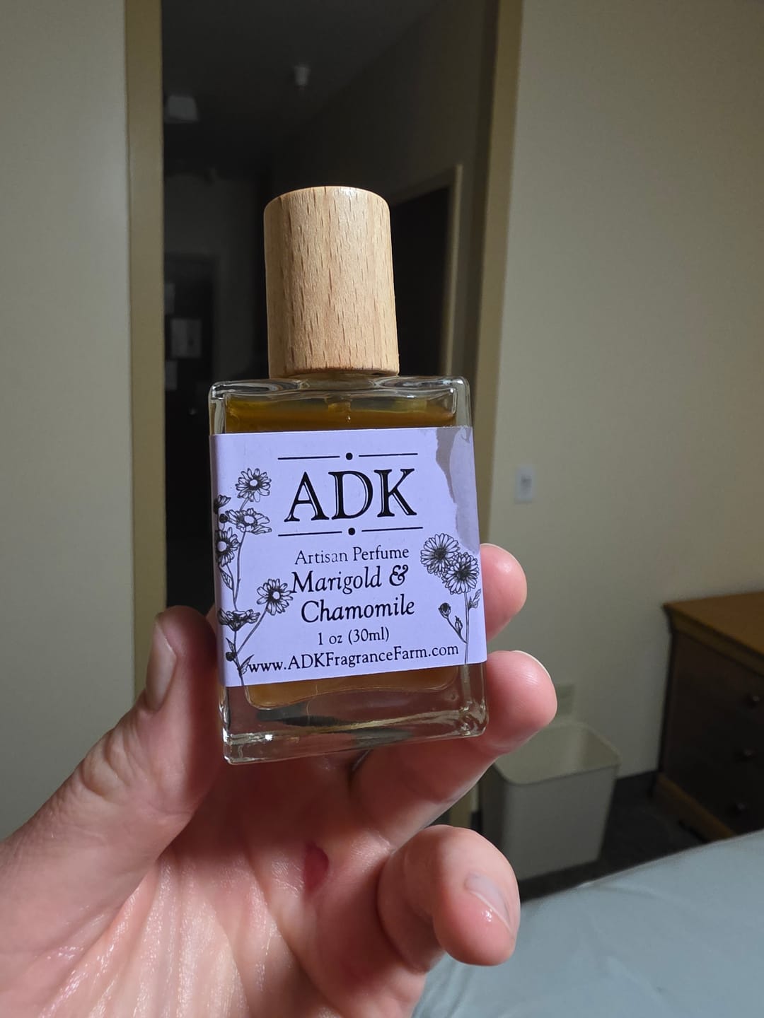 Customer photo review of Marigold Chamomile Botanical Perfume
