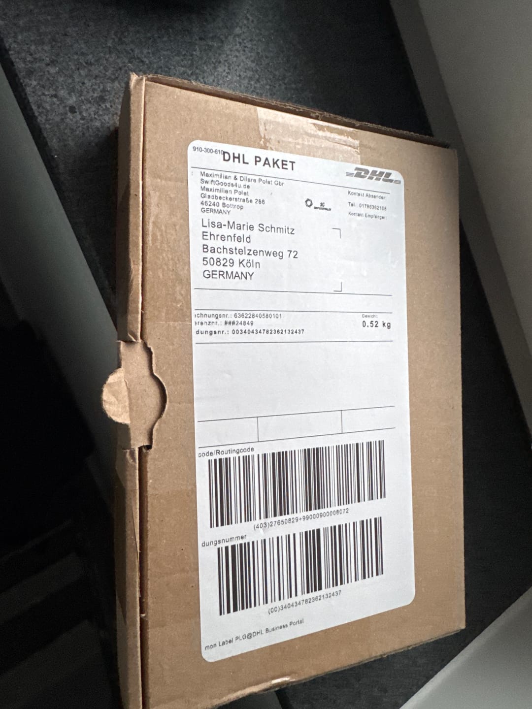 Customer photo review of Fumot RandM Tornado 7000 Liquid Peach Ice