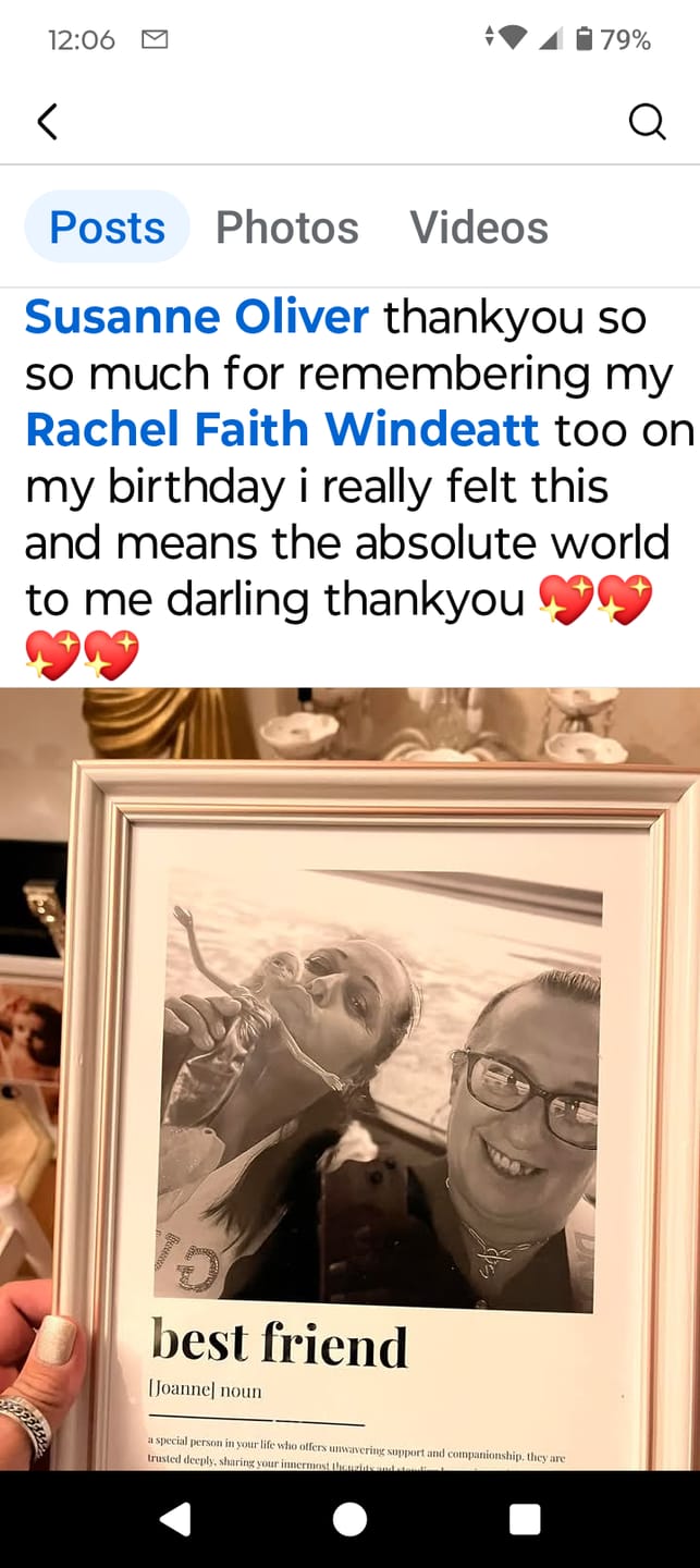 Customer photo review of Personalised Friendship Definition Photo Print