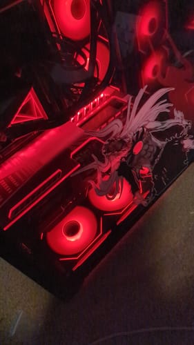 Customer photo review of Custom Design RGB GPU Backplate