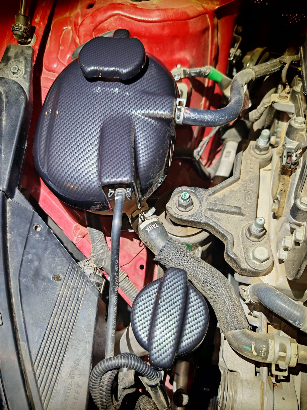 Customer photo review of Proform Screen Washer Bottle Cap Cover - Hyundai i20 / i30 / Kona N / Veloster N (Plastic Finishes)