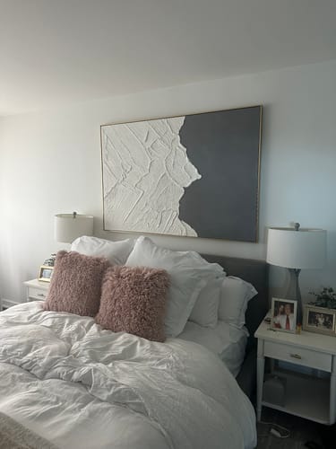 Customer review photo for Plaster Art Texture Painting #SG080
