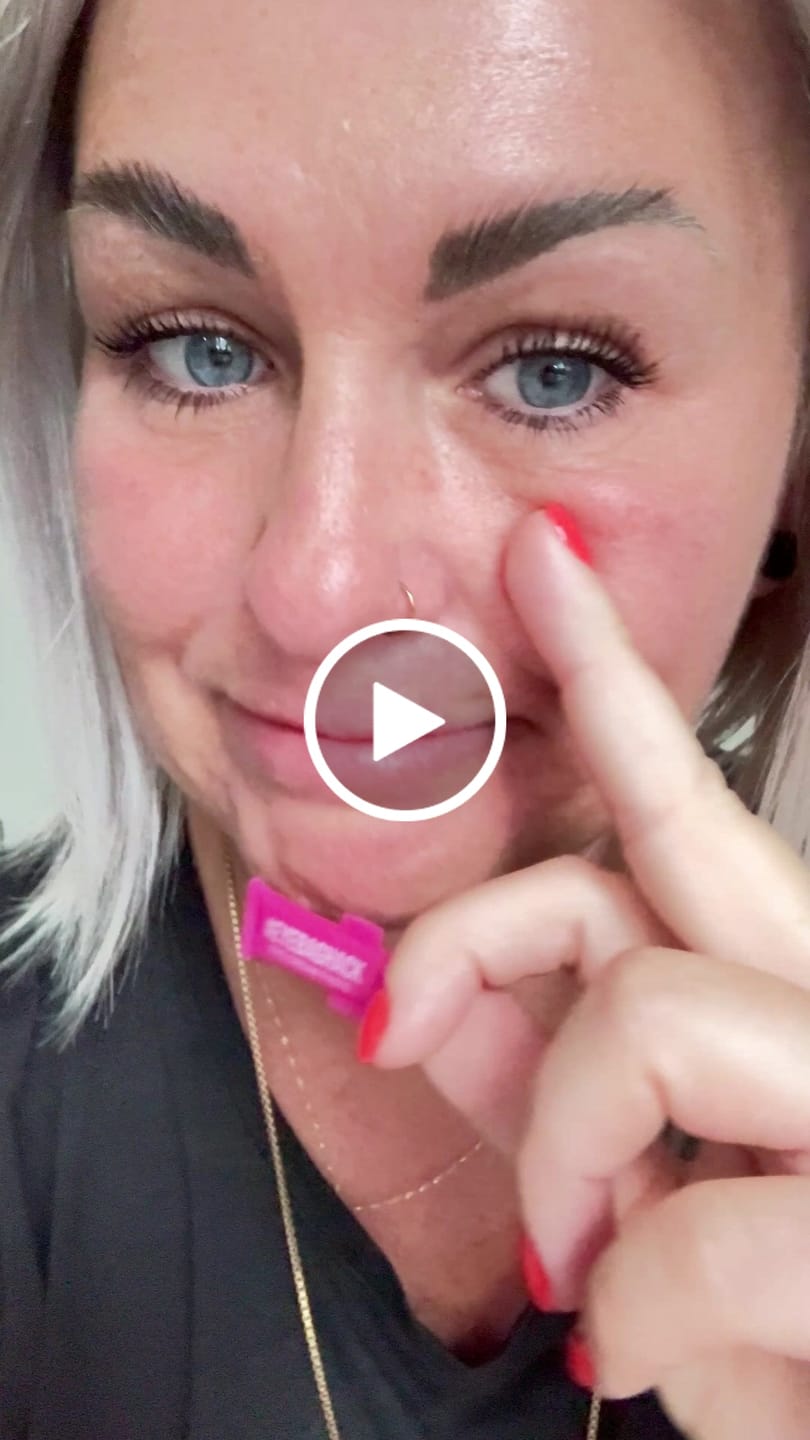 Customer video review of EYEBAGHACK -  Express Eyelift Effect