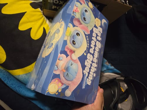 Customer photo review of Stltch Eat Something Before Sleep Series Vinly Plush Dolls. Blind Box