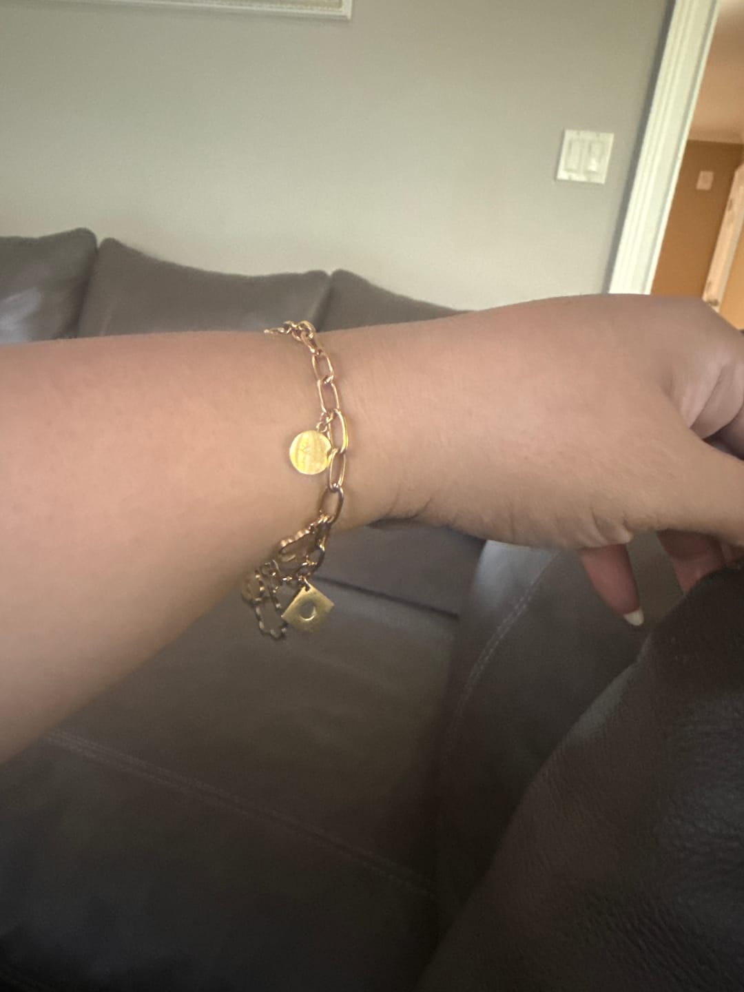 Customer photo review of Lucky Daisy Charm Bracelet