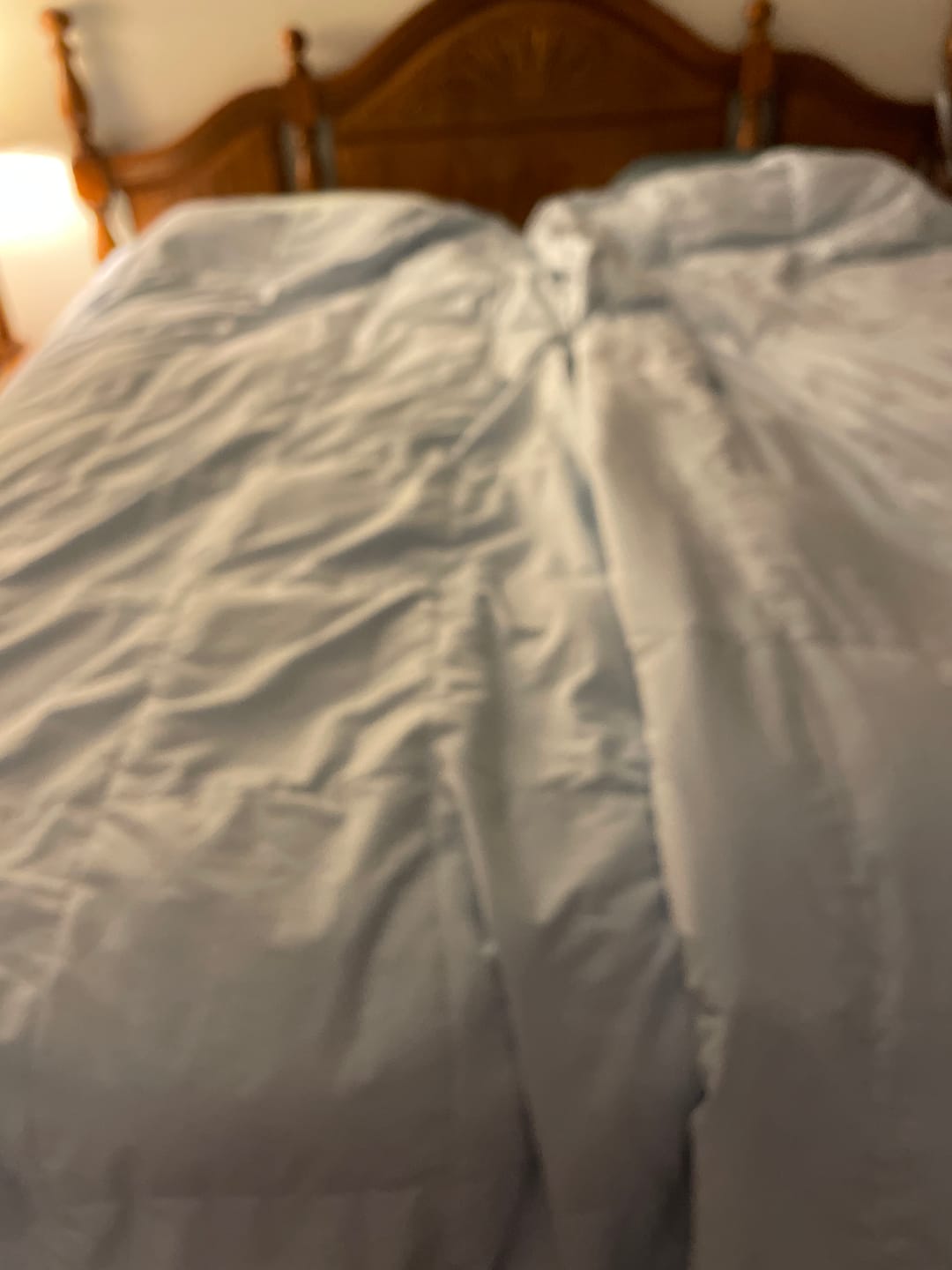 Customer photo review of Summer-Breeze Down Comforter (Ultra-Light & All-Natural)