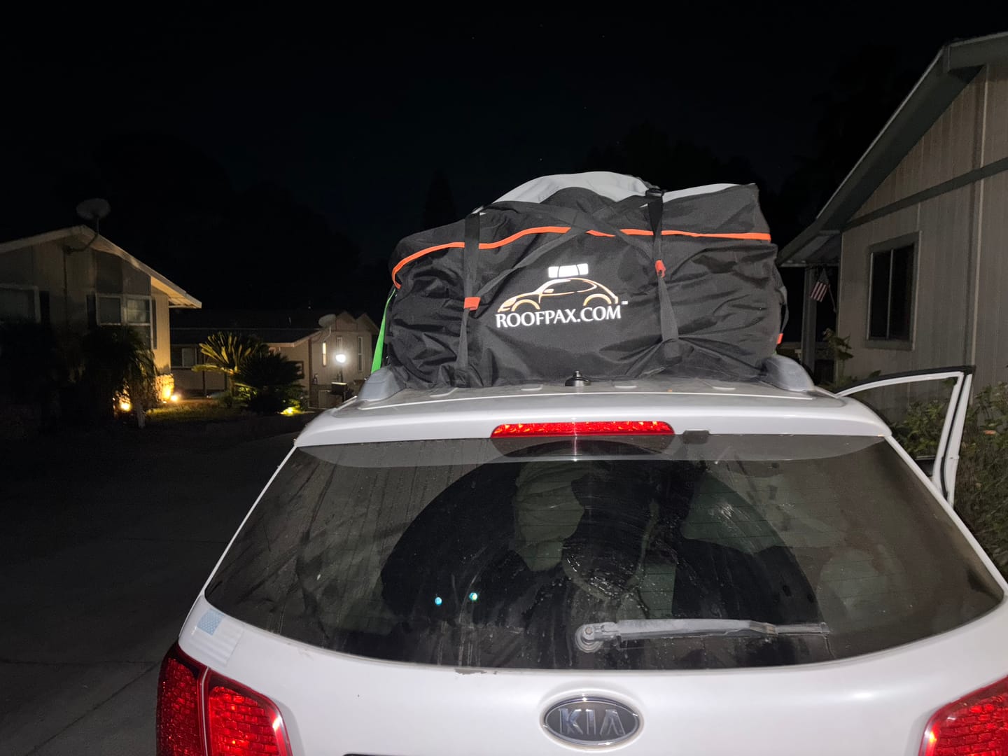 Customer photo review of Car Top Carrier Bag