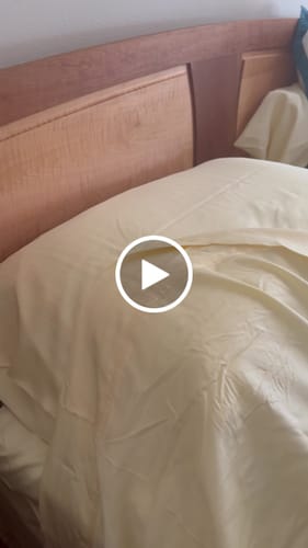 Customer video review of TENCEL Eucalyptus Cooling Bed Sheet Set