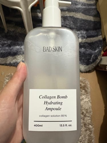 Customer photo review of Bad Skin™ Korean Collagen Bomb Hydrating Ampoule