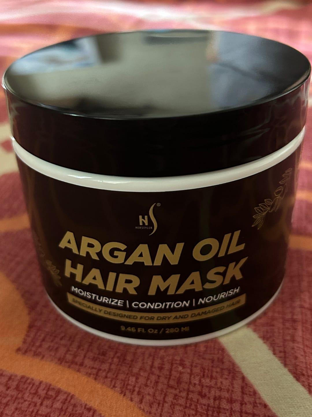 Customer photo review of Argan Oil Hair Mask
