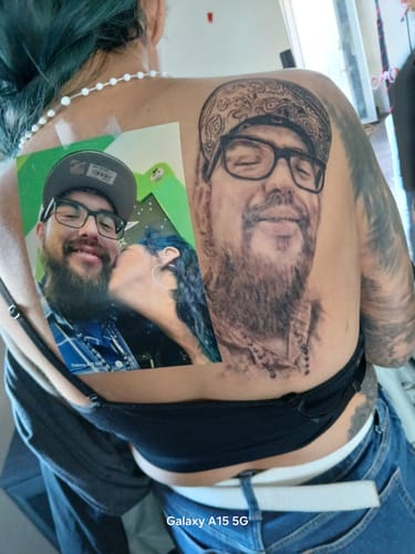 Customer photo review of Painless Tattoo Numbing Cream